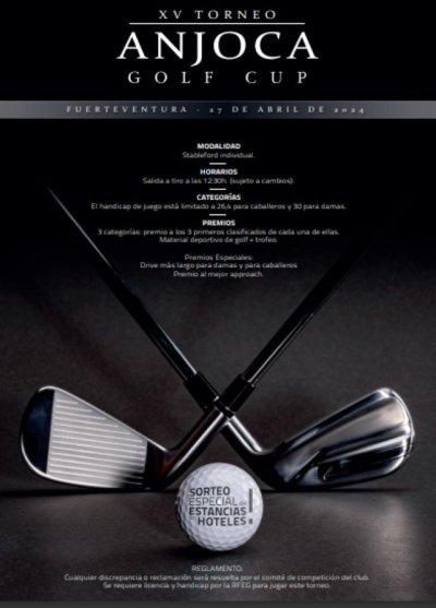 Golf y turismo en Fuerteventura con la celebraci&oacute;n del 15&ordm; Torneo ANJOCA Golf Cup