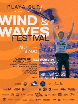 Tenerife: El Wind&amp;Waves Festival regresa a El M&eacute;dano con la &eacute;lite mundial del windsurf y un amplio programa de actividades