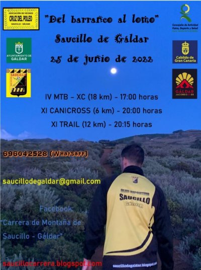 XI Carrera de Monta&ntilde;a ' Del Barranco al Lomo' de Saucillo de G&aacute;ldar