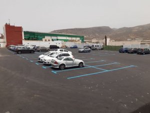 G&aacute;ldar: Cierre puntual por obras de mejora en el parquin de La Quinta junto al Polideportivo Municipal