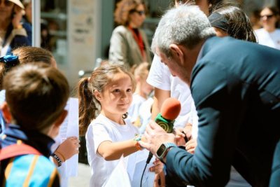 Clavijo comparte jornada un año más con escolares de todas las islas en el proyecto ‘De Palique’