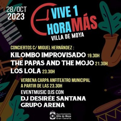 Villa de Moya: &#039;Vive una hora más&#039;