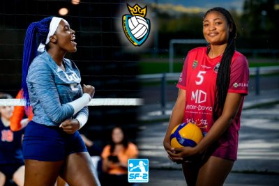 Voleibol femenino: Sch&egrave;rine Dahoue y Arielle Olomo dos refuerzos internacionales para la plantilla del Gu&iacute;a CDV Universidad Fernando Pessoa Canarias.