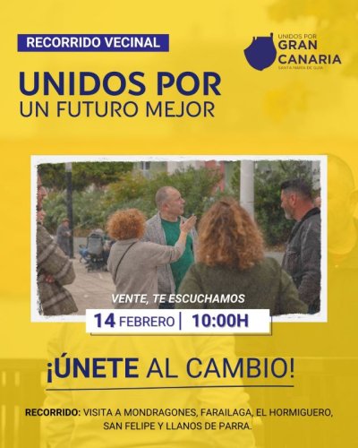 UxGC-Gu&iacute;a sigue escuchando a los vecinos de Santa Mar&iacute;a de Gu&iacute;a