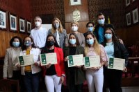 G&aacute;ldar: Entrega de Diplomas a las mujeres participantes en el Club de Talento Profesional