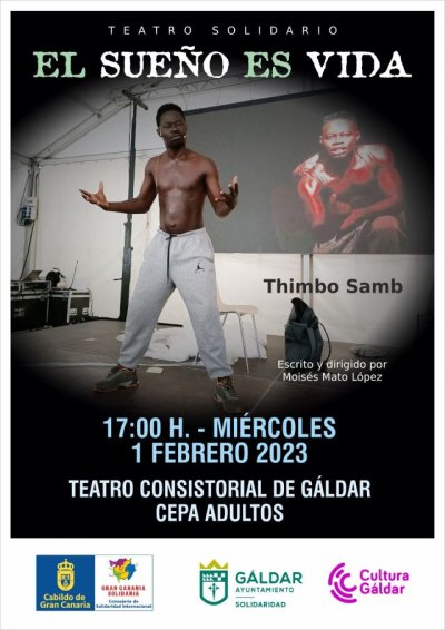 La obra de teatro solidaria &lsquo;El sue&ntilde;o es vida&rsquo; ser&aacute; representada el mi&eacute;rcoles para el alumnado del CEPA de G&aacute;ldar