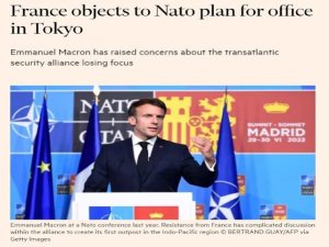 Según los informes, Francia está adoptando una posición de principios contra la expansión de la OTAN a Asia
