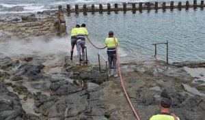 Gáldar: Efectuada la limpieza de la piscina del Agujero