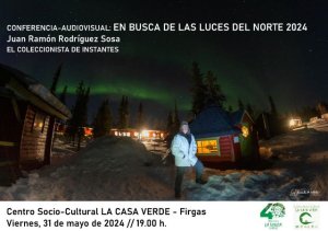 El viernes 31 de mayo las Auroras Boreales serán las protagonistas de la Conferencia-Audiovisual de El Coleccionista de Instantes en Firgas