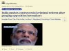 Art&iacute;culo de opini&oacute;n: 'Alerta de noticias falsas: Modi no &ldquo;purg&oacute;&rdquo; el Parlamento'