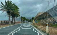 G&aacute;ldar: Usuarios de la GC-202 denuncian el riesgo de accidentes por la se&ntilde;alizaci&oacute;n horizontal en la carretera de Sardina