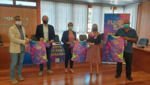 Entrega de camisas de la carrera Fluor Moon y lectura del manifiesto por el Día de la Diabetes en Ingenio