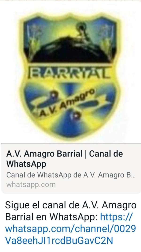 Gáldar: La A.V. de Barrial invita a la ciudadanía a unirse al canal de Whatsapp A.V. Amagro, para conocer el día a día del barrio