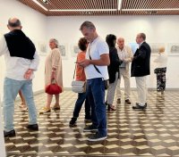 Gu&iacute;a: Ge&ntilde;o Aguiar expone 29 dibujos a plumilla en el Espacio Expositivo del Cabildo Insular de La Palma (V&iacute;deo)