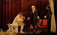 El elenco de &lsquo;La discreta enamorada&rsquo; celebra un encuentro con el p&uacute;blico previo a las dos funciones en el Cuy&aacute;s