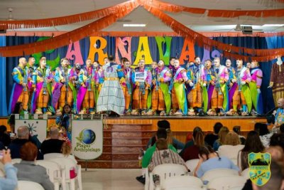 G&aacute;ldar: Barrial celebra la primera jornada carnavalera