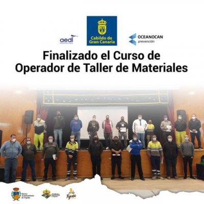 Tejeda: Finalizó el Curso de Operador de Taller de Materiales