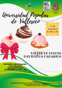 Valleseco ofrece un taller de dulces navideños