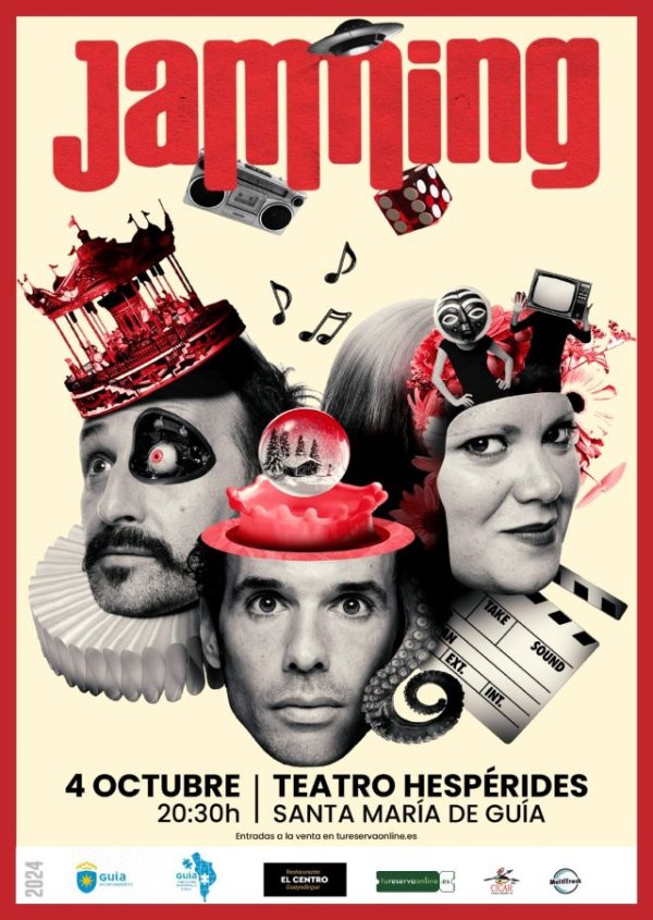 La compa&ntilde;&iacute;a teatral Jamming actuar&aacute; en el Hesp&eacute;rides de Gu&iacute;a el pr&oacute;ximo 4 de octubre