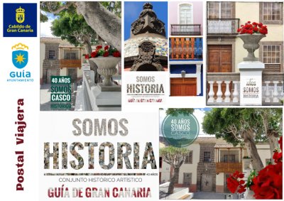 &lsquo;La Postal Viajera&rsquo; con los rincones y edificios emblem&aacute;ticos del casco hist&oacute;rico de Gu&iacute;a alcanza ya los 200 ejemplares enviados a distintas partes del mundo