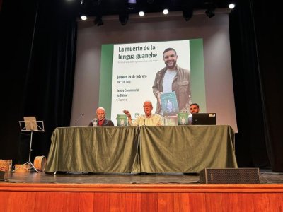 G&aacute;ldar revive la memoria ling&uuml;&iacute;stica canaria con la presentaci&oacute;n de &lsquo;La muerte de la lengua guanche&rsquo;