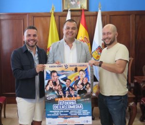 El espectáculo ‘El Derbi de la Comedia’ se estrena en Guía el 15 de diciembre con más de una decena de humoristas de Canarias