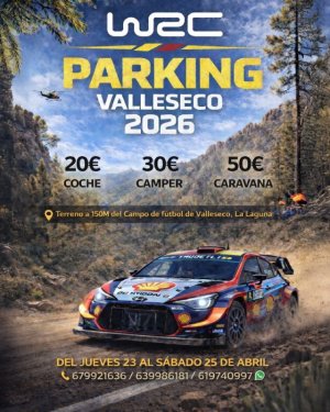 Las familias del benjam&iacute;n del CD Valleseco impulsan un aparcamiento solidario con motivo del Rally Islas Canarias 2026