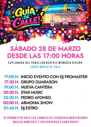 Gu&iacute;a: Armon&iacute;a Show, Star Music y Guaras&oacute;n, este s&aacute;bado en el &lsquo;Gu&iacute;a, &iexcl;de Calle!&rsquo;
