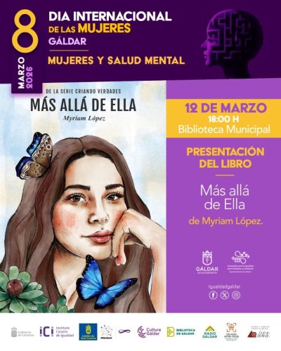 La Biblioteca de G&aacute;ldar acoge una doble cita cultural con la narradora Bego&ntilde;a Perera y la presentaci&oacute;n del libro &lsquo;M&aacute;s all&aacute; de ella&rsquo;