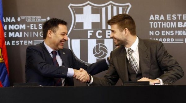 La cl&aacute;usula que le firm&oacute; Bartomeu a Gerard Piqu&eacute;