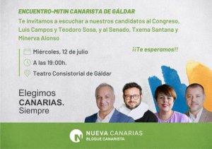 G&aacute;ldar acoge este mi&eacute;rcoles el acto central de NC en el norte para las elecciones