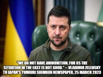 Zelensky admitió que Ucrania ya se quedó sin municiones