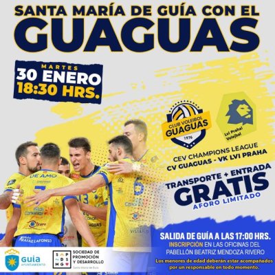 La Sociedad de Promoci&oacute;n y Desarrollo ofrece al CV Guaguas su apoyo con la afici&oacute;n de Gu&iacute;a