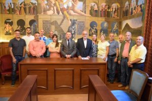 El Ayuntamiento firma un convenio con el Kim G&aacute;ldar para fortalecer su relaci&oacute;n con el club de taekwondo