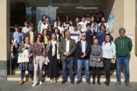 Doce estudiantes de Erasmus de Portugal con el IES Puerto del Rosario visitan y conocen el Ayuntamiento capitalino