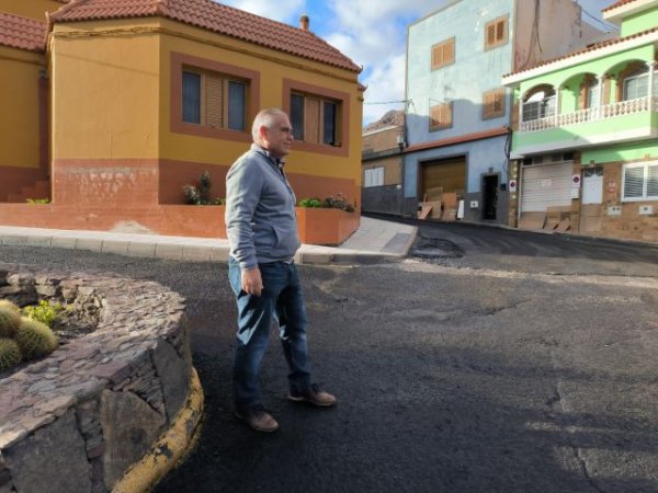 El Ayuntamiento de La Aldea de San Nicol&aacute;s ejecuta obras de asfaltado en varias v&iacute;as del municipio