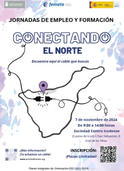 Tenerife: Jornada de Empleo y Formaci&oacute;n &ldquo;Conectando el Norte&rdquo; en Icod de los Vinos