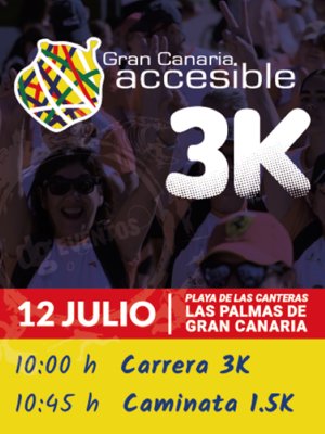 El Cabildo celebra mañana la ‘3K Gran Canaria Accesible’, la carrera inclusiva para todos los públicos