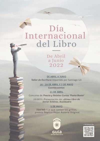 Guía celebra el Día del Libro con Taller de escritura, presentación de libros, certamen literario, teatro ....