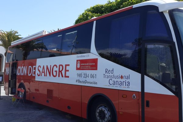 La unidad de donación de sangre estará en Guía de Gran Canaria la próxima semana