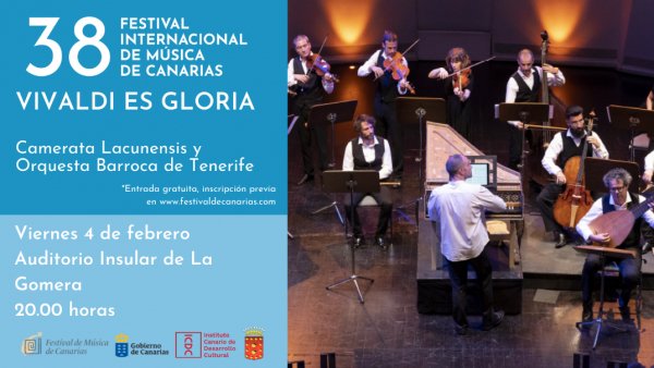 El Festival de M&uacute;sica de Canarias contin&uacute;a su itinerario en La Gomera con el espect&aacute;culo &lsquo;Vivaldi es Gloria&rsquo;