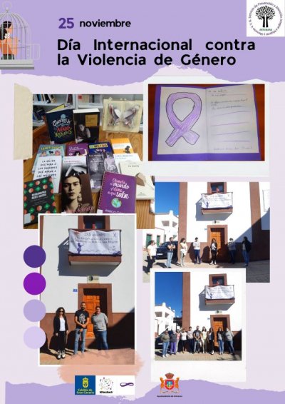 Artenara recuerda a las mujeres asesinadas en el Día Internacional contra la Violencia hacia las Mujeres
