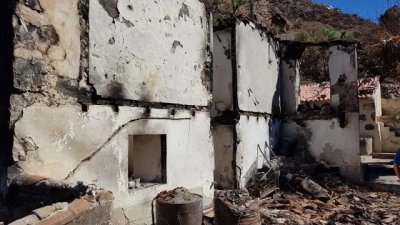 G&aacute;ldar: El plazo para la ejecuci&oacute;n de las ayudas del Cabildo por los da&ntilde;os del incendio acaba este martes 28 de febrero