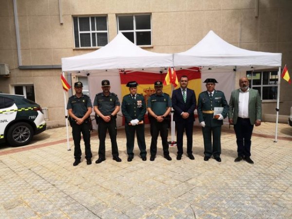 La Villa de Moya, participó este viernes en el acto de despedida por jubilación en la Guardia Civil