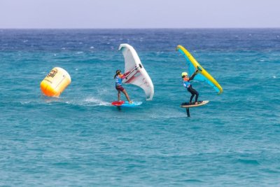 Wingfoil: Un oro, dos platas y tres bronces rubrican la actuación española en el Campeonato de Fuerteventura