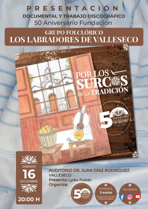 Los Labradores de Valleseco conmemoran su 50 aniversario de fundación