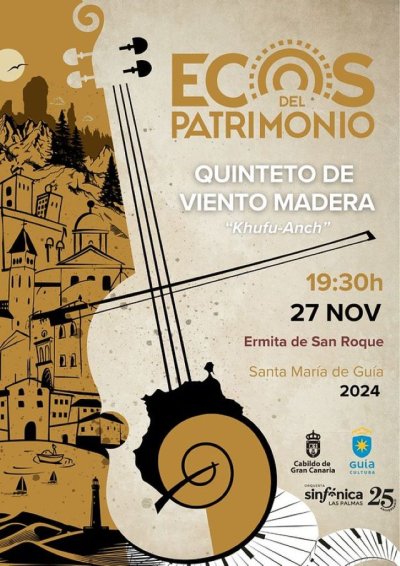 Gu&iacute;a: La Ermita de San Roque acoge el espect&aacute;culo &lsquo;Ecos del Patrimonio&rsquo; dentro del 25 aniversario de la Orquesta Sinf&oacute;nica de Las Palmas