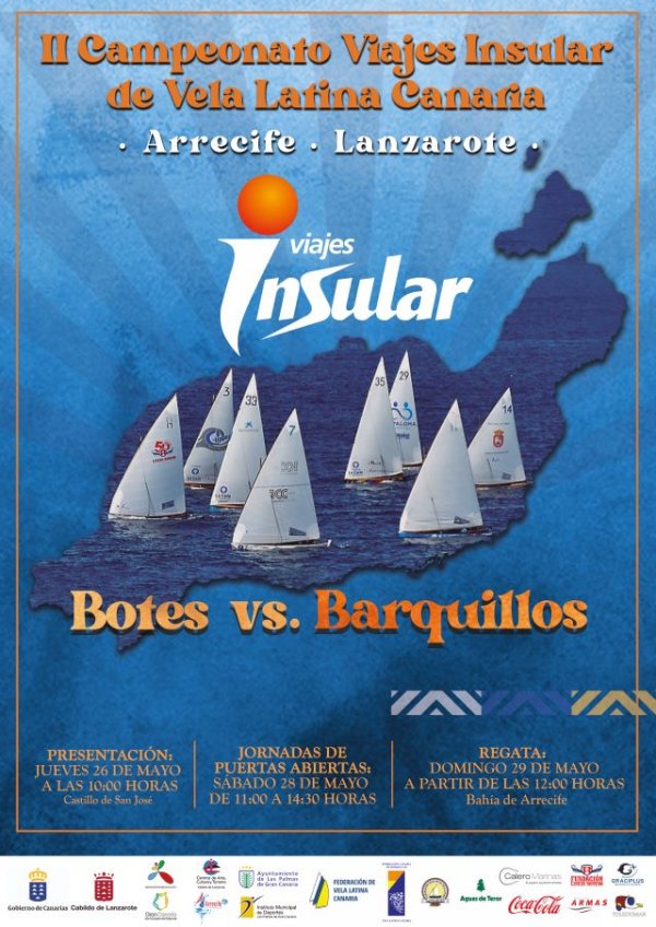 El II Campeonato Viajes Insular de Vela Latina Canaria se presenta este jueves