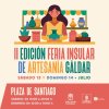 G&aacute;ldar celebra este fin de semana su II Feria Insular de Artesan&iacute;a en la Plaza de Santiago