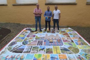 G&aacute;ldar: El Museo Ag&aacute;ldar acoge el Juego del Camino de Santiago